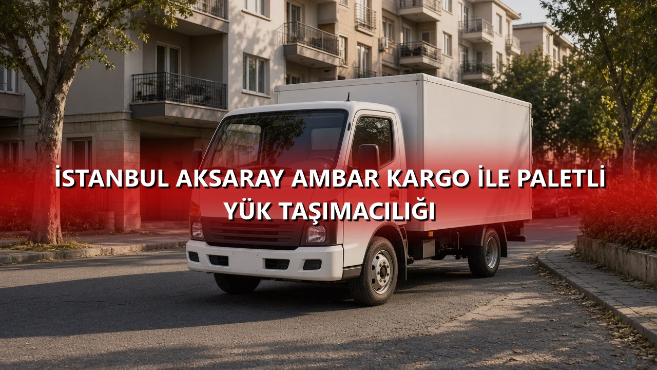 İstanbul Aksaray Ambar Kargo İle Paletli Yük Taşımacılığı